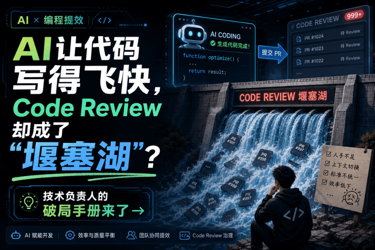 AI让代码写得飞快，Code Review却成了“堰塞湖”？技术负责人的破局手册来了🔥